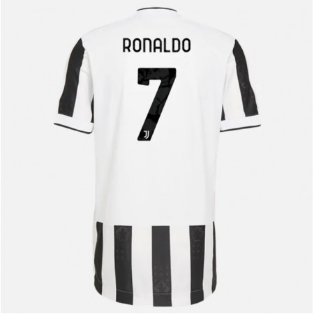 Billiga Fotbollströjor Juventus Cristiano Ronaldo 7 Hemma tröja 2021/22 Kortärmad